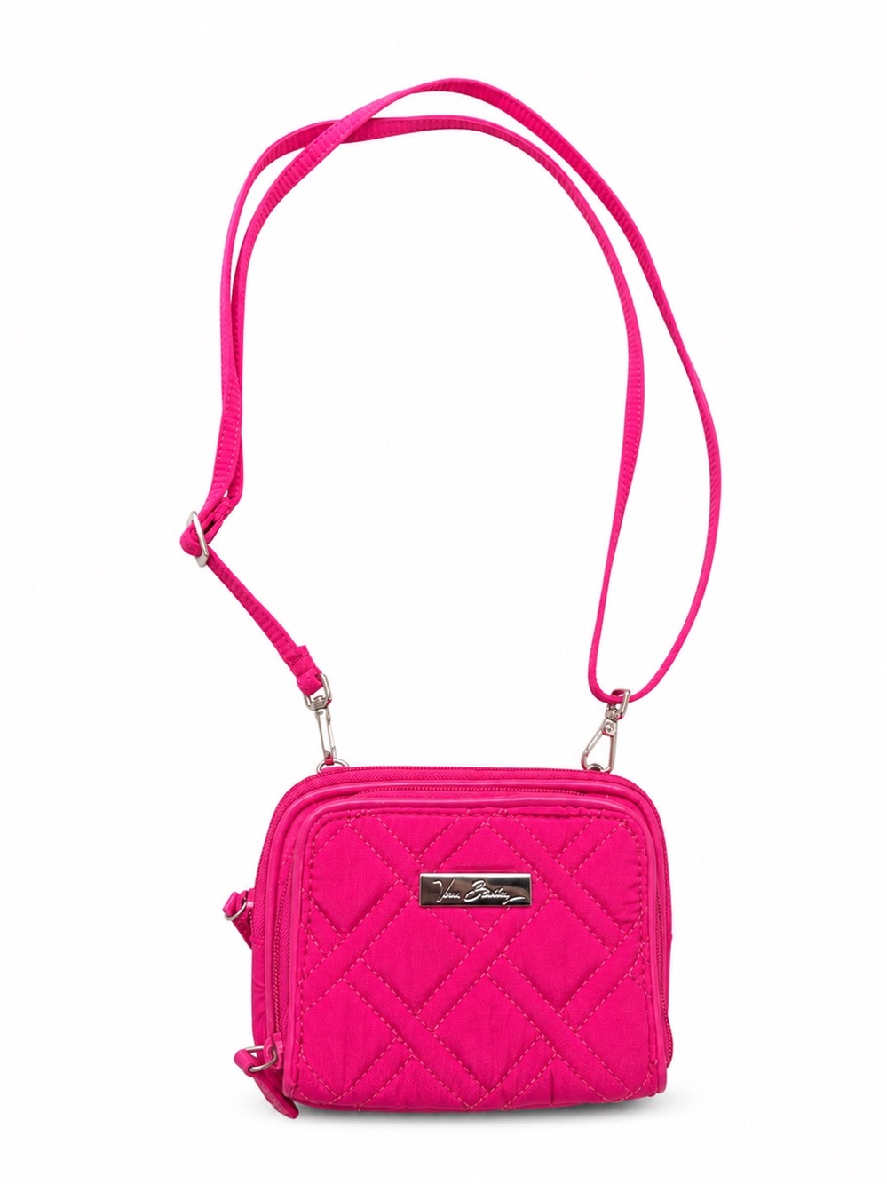 Vera Bradley Bright Pink Quilted Crossbody Bag